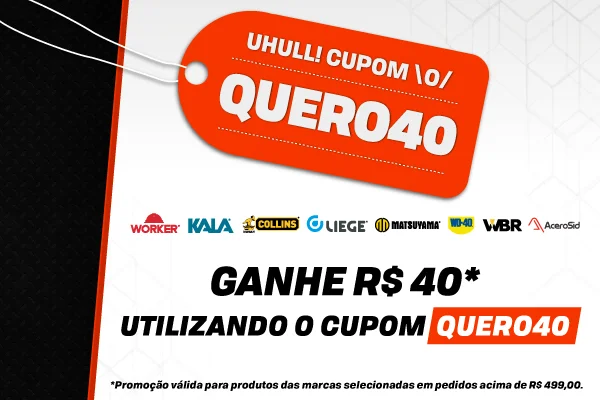 Veja como ganhar R$40 de desconto na sua compra!